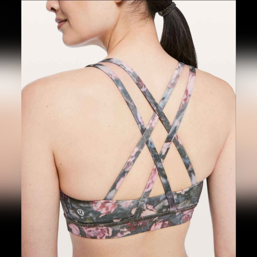 *SOLD* Size 8 | Lululemon Energy Bra | Frosted Rose Multi